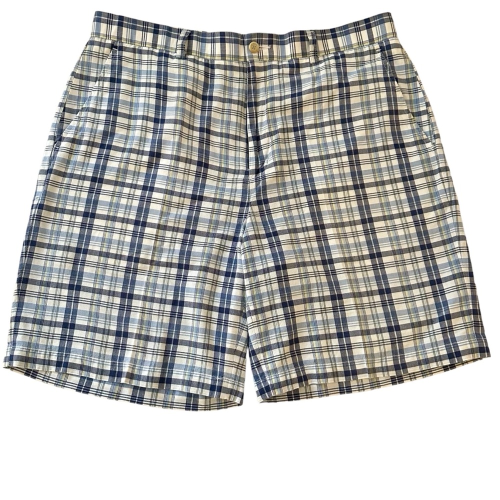 Bobby Jones Plaid Golf Shorts Size 35